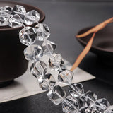 Natural Clear Quartz Beads 15'' Rock Quartz Crystal Irregular DIY Loose Beads