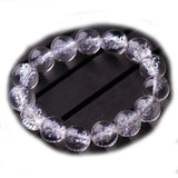 Natural Cracked Crystal Round Bracelet 8/10mm DIY Necklace