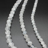 Natural Crystal Stone Round Beads 4/6/8/10/12mm DIY Bracelet Accessories