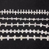 Cross Sea Shell Beads Mother of Pearl 5 Cross Jewelry Making