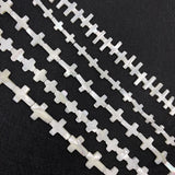 Cross Sea Shell Beads Mother of Pearl 5 Cross Jewelry Making