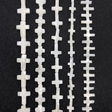 Cross Sea Shell Beads Mother of Pearl 5 Cross Jewelry Making