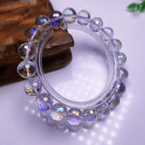 Natural Crystal Bracelet 10mm Beads Jewelry for Unisex