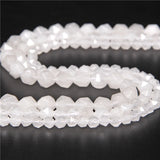 Natural Faceted Stone Bead Jades Agates Quartz Loose Spacer Beads 6/8/10mm