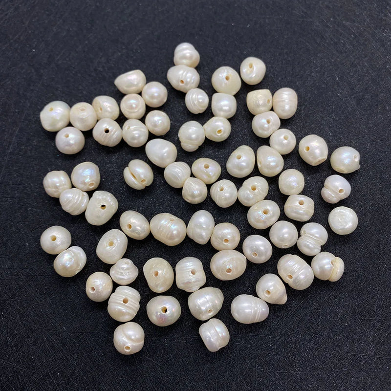 Natural Freshwater Beads 5-15mm Irregular Rice-shaped Pearls