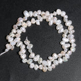 Natural Freshwater Pearls Beads High Irregular Round Shape Loose Beads