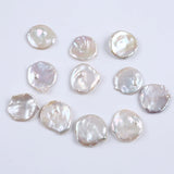 Natural Freshwater Petal Shape Pearl Beads 30mm