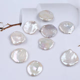Natural Freshwater Petal Shape Pearl Beads 30mm