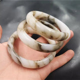 Hand Carved Jade Bracelet Ice Silk Gobi Jewelry Men Women