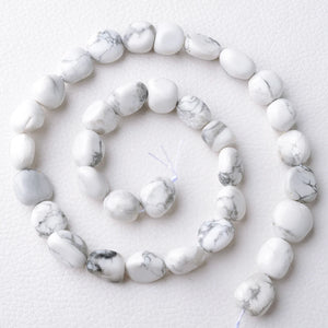 Natural Howlite Turquoise Irregular Nugget Beads for DIY Necklace