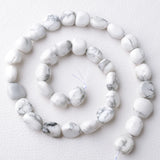 Natural Howlite Turquoise Irregular Nugget Beads for DIY Necklace