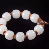 Natural Jade Beads Bracelet Adjustable Bangle Charm Jewellery
