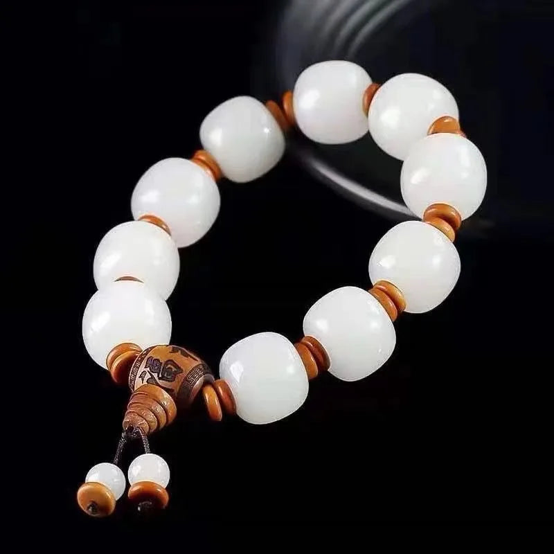 Natural Jade Beads Bracelet Adjustable Bangle Charm Jewellery