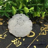 Hand-Carved Natural Jade Dragon Pendant Necklace Chinese Jewelry Amulet Luck