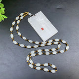 Natural Jade Guan Gong Pendant Necklace Men Women God of Wealth Gift