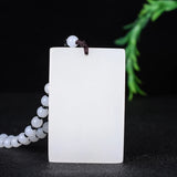 Natural Jade Carved Landscape Pendant Boutique Jewelry