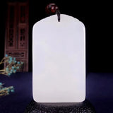 Jade Hand Carved Landscape Pendant Landscape Painting Necklace
