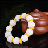 Jade Round Bead Bracelet - Chinese Charm Jewelry Amulet Lucky