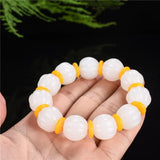 Jade Round Bead Bracelet - Chinese Charm Jewelry Amulet Lucky
