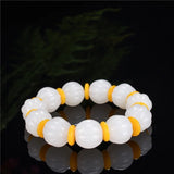 Jade Round Bead Bracelet - Chinese Charm Jewelry Amulet Lucky