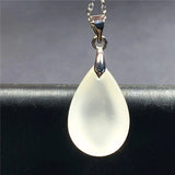 Moonstone Pendant Necklace Water Drop Crystal Jewelry AAAAA
