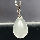 Moonstone Pendant Necklace Water Drop Crystal Jewelry AAAAA