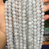Moonstone Beads Round Loose Spacer Beads 15Inches 6/8/10mm