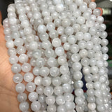 Moonstone Beads Round Loose Spacer Beads 15Inches 6/8/10mm