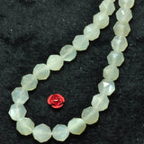 Natural Moonstone Diamond Cut Loose Beads