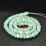 Natural Moonstone Faceted Rondelle Beads Loose Gemstones