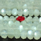 Natural Moonstone Faceted Rondelle Beads Loose Gemstones