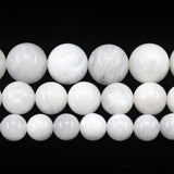 Moonstone Round Loose Beads Strand 6/8/10MM DIY Jewelry Making