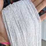 Moonstone Loose Small Beads 2/3/4mm Faceted Round for DIY Jewelry