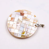 Mother of Pearl Abalone Shell Necklace Pendant Jewelry