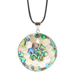 Mother of Pearl Abalone Shell Necklace Pendant Jewelry