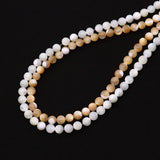 Mother of Pearl Shell Bead Round Spacer Beads for DIY Jewelry Making