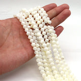 Mother of Pearl Shell Bead Round Spacer Beads for DIY Jewelry Making