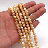 Mother of Pearl Shell Bead Round Spacer Beads for DIY Jewelry Making
