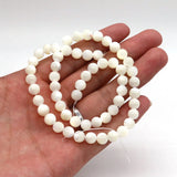 Mother of Pearl Shell Bead Round Spacer Beads for DIY Jewelry Making