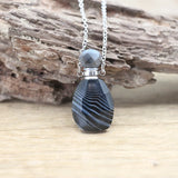 White/Orange Jades Perfume Bottle Pendant Chains Amazonite Lace Agates Charm