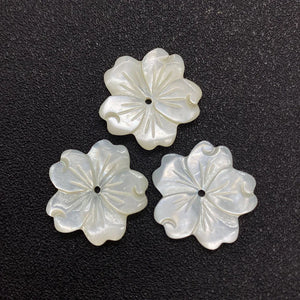 Natural Pearl Beads Shell Flower Loose Bead Jewelry Making
