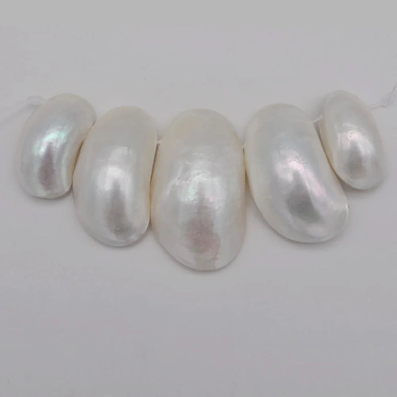 Natural Pearl Shell Pendant Jewelry Bead Strand 5PCS S182