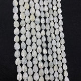Natural Polished Shell Beads Drop Shape Leaf Charm Necklace Earrings
