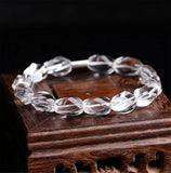 Rock Crystal Bracelet Jewelry For Women Lady Men Love Reiki Gift