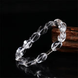 Rock Crystal Bracelet Jewelry For Women Lady Men Love Reiki Gift