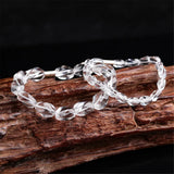 Rock Crystal Bracelet Jewelry For Women Lady Men Love Reiki Gift