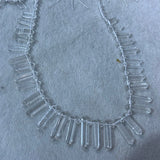 Rock Quartz Beads 15'' Sticks Crystal Point DIY Loose Beads For Jewelry Making