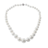 Mother of Pearl Beaded Necklace Chocker Wedding Chain Pearl Jewelry for Women
