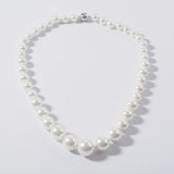 Mother of Pearl Beaded Necklace Chocker Wedding Chain Pearl Jewelry for Women