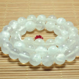 Selenite Smooth Round Beads Loose Gemstones for DIY Jewelry
